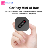 Dongle CarPlay Android Auto Mini AI OEM แบบมีสายไปยัง Wireless CarPlay Plug Play สำหรับ SamSung Htc Linux System IOS