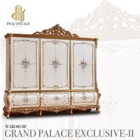 GRAND PALACE EXCLUSIVE-II WARDRUBE ตู้เสื้อผ้าหลุยส์ 6บาน PREMIUM SERIES รุ่น แกรนด์พาเลซ เอ็กคลูซีฟ 2