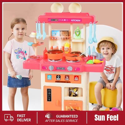 ของเล่นเด้ก ชุดห้องครัวเด็ก kitchen​ toy ชุดครัวสำหรับเด็ก เครื่องครัวเด็ก ทำอาหาร ล้างจานน้ำไหล ของเล่นของเล่นทำอาหาร