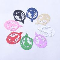 【YD】 30pcs AB7630 40x28.5mm Charms Leaves girl Oval Pendant Jewelry  Earring Findings