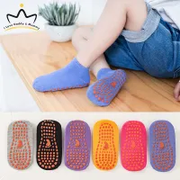 Non-slip Floor Socks Summer Breathable Boy Girl Socks Home Baby Kids Socks Cotton Colorful Ankle Socks For 1-4Y