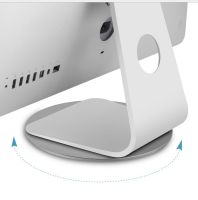 360 degree rotating swivel steel aluminum alloy monitor stand for iMac All InOnePC