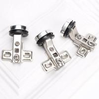 Kitchen Cupboard Glass Door Hinge Home Wine Cabinet Hardware 26mm Cup Screws Dropshipping#734 Door Hardware Locks