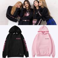 เสื้อฮู้ด BLACKPINK สำหรับคอนเสิร์ต LISA Kim Ji-Soo,Jeannie Park Choi Young,จัมเปอร์ทรงหลวมแบบเดียวกัน