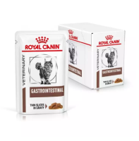 Royal Canin GastroIntestinal Feline Pouch 85 g อาหารเปียก แมว เรื่องถ่ายเหลว 85 กรัม(12 ซอง)