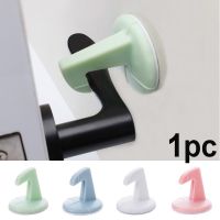 Silicone Door Stopper Baby Anti-collision Protection Thicken Self-adhesive Multifunctional Door Stop Add Hook Wall Protector Pad