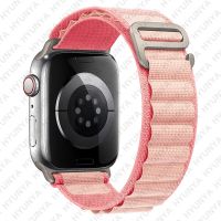 สายนาฬิกาอัลตร้าแอลป์สำหรับสายคาด Apple Watch,สายนาฬิกาสำหรับ Iwatch Series 3 4 5 SE 6 7 8สายสายรัดข้อมือแบบพิเศษขนาด49มม. 45มม. 42 41มม. 44มม. 40มม.