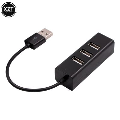 ✟ Mini USB 2.0 Hi-Speed 4 Port USB Hub Splitter Hub Adapter For PC Computer For Portable Hard Drives For Windows Vista new