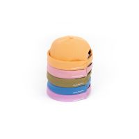 หมวก Macaroon Miki Hat หมวกแก๊ป ทรงกลม แบบไร้ปีก หมวกสไตล์ญี่ปุ่น Beanies Hats (เฉพาะสีม่วง)