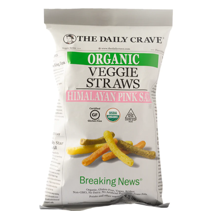 The Daily Crave Veggie Straws Himalayan Pink Salt 127.57g | Lazada PH