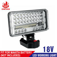 โคมไฟ LED 3/4/5/7นิ้ว18V,โคมไฟทำงานไม่มีแบตเตอรี่ใช้กับแบตเตอรี่ Makita สปอตไลท์ไฟฉุกเฉินกลางแจ้ง