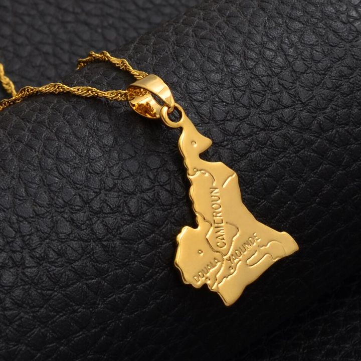 anniyo-cameroon-map-pendant-necklace-chain-45cm-or-60cm-gold-color-jewelry-woman-africa-cameroun-007510-electrical-connectors