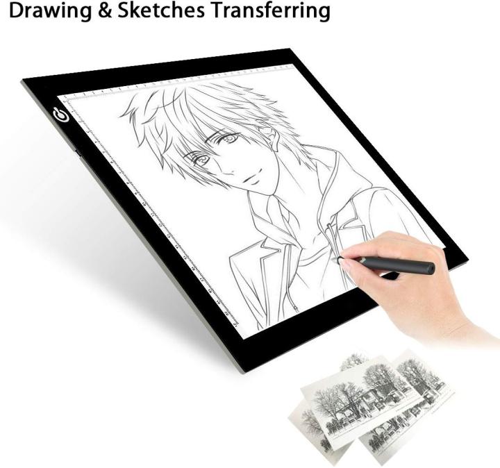 a4-light-pad-with-scale-drawing-tracing-light-box-table-led-copy-board-ultra-thin-display-pad-brightness-adjustable-stencil-artist-art-tracing-tatto-table