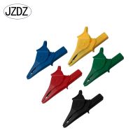 JZDZ Heavy Duty Alligator Clips Full Insulated Safe Crocodile Clips with 4mm Banana Jack Socket for electrical Test J.60073 Electrical Circuitry Parts