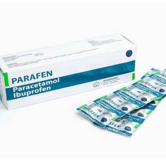 Parafen / 100 kap Kombinasi Paracetamol dan Ibuprofen PCT Parasetamol box Lazada Indonesia