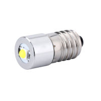 ไฟฉาย LED หลอดไฟอัพเกรดฐาน E10 3W C &amp; D3v 3.7V 4-12V 24V สำหรับไฟหน้าจักรยานไฟฉายเปลี่ยนชุดแปลงโคมไฟ