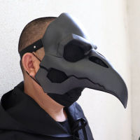 Retro Plague Doctor Mask Long Nose Beak Bird Cosplay Steampunk Halloween Crow Bird Mask Costume Props Party Gift