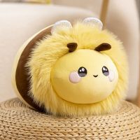 【CW】Cute Bee Costume Plush Toy Funny Bee-costumed Cow Dog Plush Doll Soft Stuffed Animal Pillow Doll Children gift Home Decor