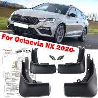 สำหรับ S Koda O Ctavia NX A8อาร์เอสซีดาน Liftback Combi 2020 2021 2022รถโคลนอวัยวะเพศหญิงยามสาดบังโคลนพิทักษ์ปก