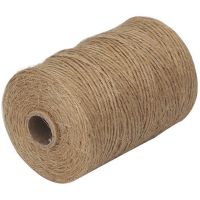 5X 200M/ Roll 2mm Jute Twine Natural Thick Brown Twine for Home Gardening Plant Picture Hanger Industrial Packing String