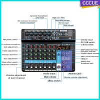 Ccccue บอร์ดเสียงคอนโซลระบบมืออาชีพสำหรับบันทึกเสียงเพลงอินเทอร์เน็ตคาราโอเกะ