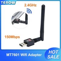 TENROW Wireless WiFi Network Card 150M USB 2.0 802.11 b/g/n LAN Antenna Adapter for Laptop PC Mini Wi-fi Dongle MT7601  USB Network Adapters