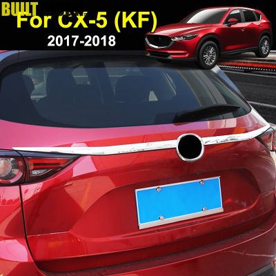 For Mazda Cx-5 Cx5 2nd Gen KF 2017- Chrome Rear Trunk Lid Cover Tailgate Boot Back Door Trim Molding Garnish Strip Protector