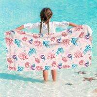 ┅✲✳ 120x60cm New Nordic Children Adult Towel Cartoon Softt Absorben Portable Swim Beach Bathrobe Hot Spring Large Size Polyester