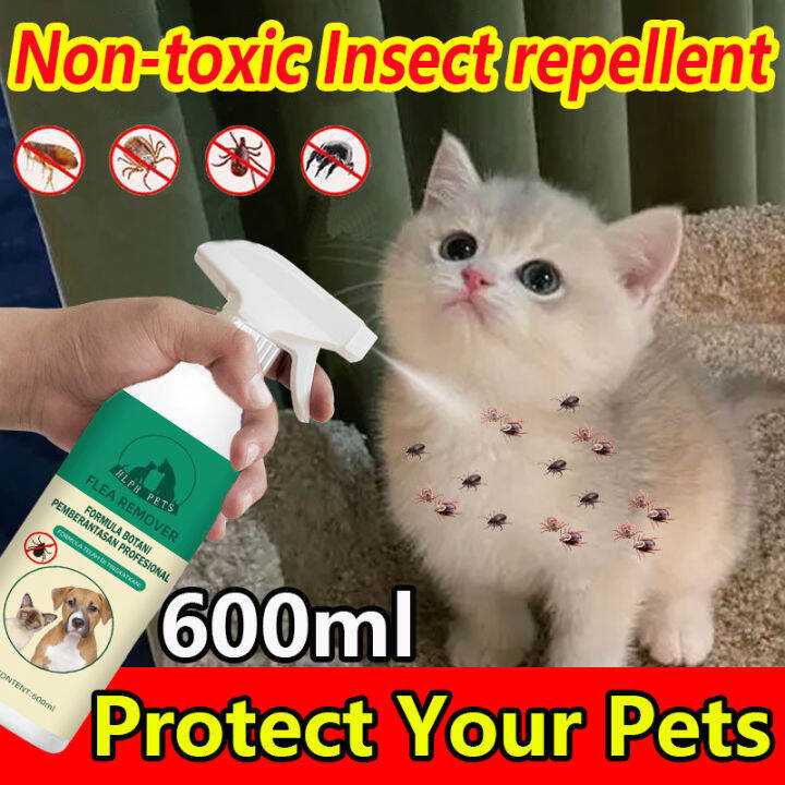 【Safe and effective】100% Authentic Pet Flea Spray Pet skin treatment ...