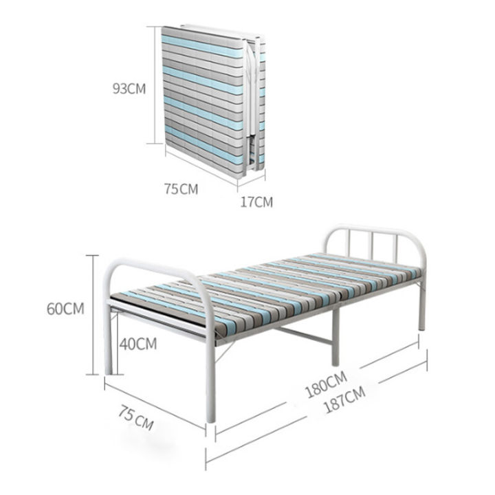 เตียงนอนพับได้-เตียงพับ-เตียงนอน-เตียงเสริม-เตียงเหล็ก-เตียงพับได้-เตียงพกพา-เตียงนอน-เตียงนอนแบบพับ-พร้อมเบาะรองนอน-folding-fold-bed-abele
