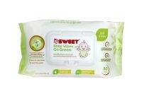 ผ้าเช็ดทำความสะอาด SWEET GO GREEN 80 ชิ้น (1แถม1)