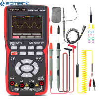 Lepmerk มัลติมิเตอร์ออสซิลโลสโคปมัลติมิเตอร์แบบดิจิทัล LCD มือถือ &amp; Oscillometer 2-In-1เครื่องวัดขอบเขตหน่วยวัดสากล9999นับ10MHz 48msa/s ช่องสัญญาณเดียววัดแรงดัน Ac/dc และความต้านทางกระแสไฟความถี่การเก็บประจุไฟฟ้า