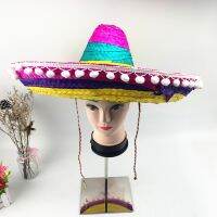 หมวกฟางหมวก mexicans พรรคหมวกอุปกรณ์ภาพ diademuertos หมวกเทศกาล