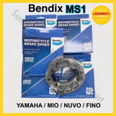 ( Pro+++ ) สุดคุ้ม ผ้าเบรกหลัง BENDIX (MS1) แท้ สำหรับรถมอเตอร์ไซค์ YAMAHA / MIO / NOUVO / FINO / AEROX-155 / GRAND FILANO / Q-BIX ผ้าเบรคหลัง มีโอ ฟีโน่ ฟีลาโน่ ราคาคุ้มค่า ผ้า เบรค รถยนต์ ปั้ ม เบรค ชิ้น ส่วน เบรค เบรค รถยนต์