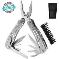 Multitool 24 in 1 Pocket Outdoor Plier Army Heavy Duty Stainless Steel Multi-purpose Tool for Hunting Hiking Camping