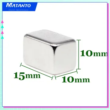 20 Pcs Small Neodymium Magnets for Craft, 20x10x5 mm Rectangular