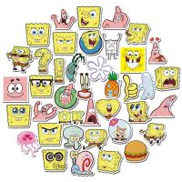 ✟ 40 SpongeBob สติ๊กเกอร์กันน้ำ บัญชีมือ สติ๊กเกอร์ตกแต่ง แล็ปท็อป กระเป๋าเดินทาง การ์ตูนน่ารัก สติ๊กเกอร์ ห้ามทำซ้ำ