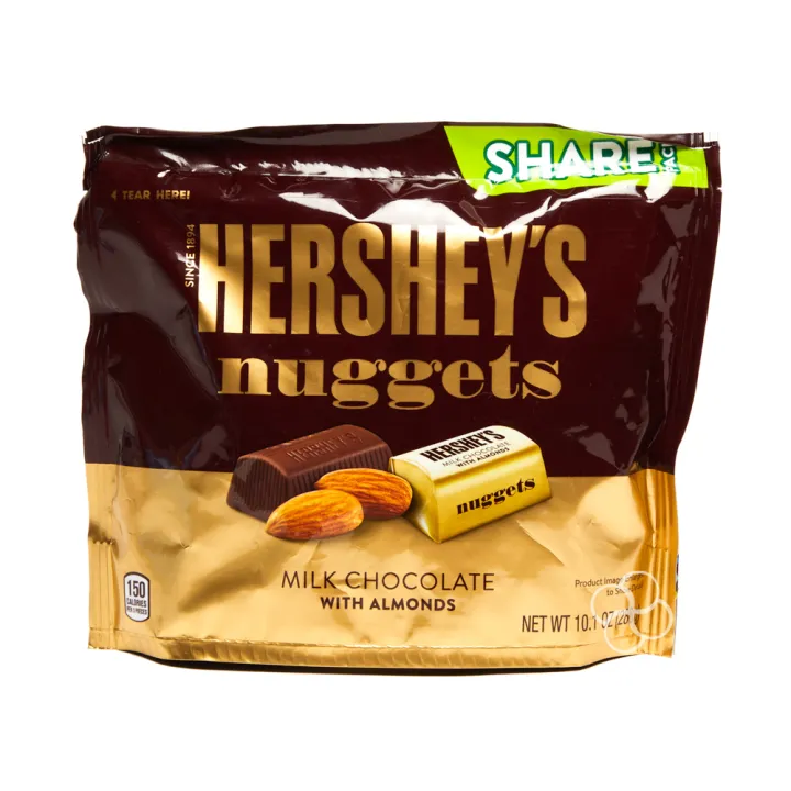 Hershey's Nuggets Milk Chocolate with Almonds 286g | Lazada PH