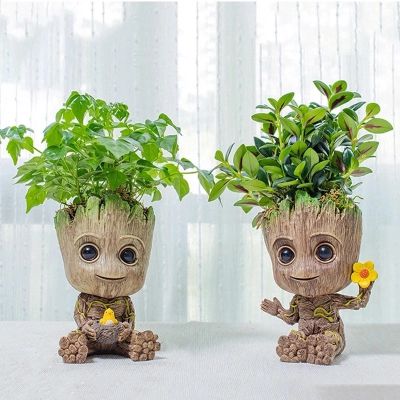 Baby Groot Pot Succulent Guardians Of The Figure