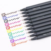 Lele Pencil】ปากกา10ชิ้น/เซ็ตปากกาวาดเส้นดีสำหรับโฆษณาการ์ตูนมังงะโรงเรียนศิลปะของใช้เครื่องเขียนปากกาสีน้ำ