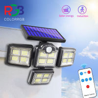 ไฟสปอตไลท์ ไฟถนนโซล่าเซลล์ solar cell ไฟโซล่าและแผงโซล่า Solar Light ไฟโซล่าเซลล์ โซล่าเซลล์  198COB  ปรับได้หลายมุม