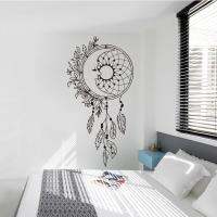 Dreamcatcher Wall Sticker Vinyl Removable Decals Creative Beautiful Flower Sticker For Bedroom Living Room House Decor Wall Stickers  Decals