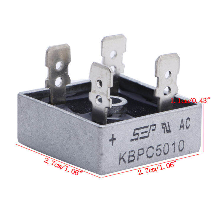 5-x-kbpc5010-1000v-50a-กล่องโลหะ4ขาวงจรเรียงกระแสไดโอดเฟสเดียว