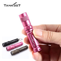 TANK007 E09 Outdoor Mini Led Flashlight Ultra-portable EDC Pocket Small High Power Torch USA Cree XP-E AAA Battery Keychain