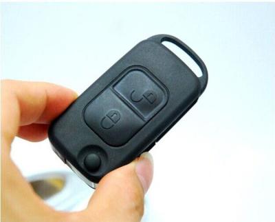 2 Buttons Replacement Flip Remote Key Shell Case For Benz With HU64 Blade Fob Key Cover 10PCS/lot