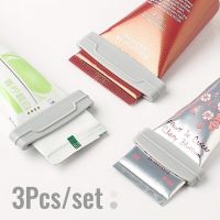 3Pcs/set Multi-Purpose Toothpaste Dispenser Cream Tube Squeezer Manual Easy Squeeze Paste Bathroom Toothpaste Squeezing Clamp