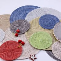 【CC】 11/18/30 Cm Round Table Placemats Non Mats Insulation Decoration Coaster