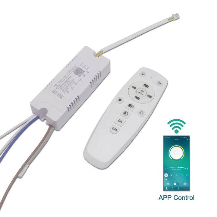(40-60W)X2+220V output cables LED driver 2.4G intelligent remote LED ...