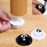 4 Pcs/lot Furniture Casters Wheels Steel Strong Load bearing Universal Wheel Self Adhesive Heavy Duty Pulley 360° Rotation