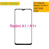 10Pcs/Lot For Xiaomi Redmi A1 2022 Touch Screen Panel Front Outer Glass For Redmi A1 Plus LCD Lens With OCA Glue